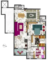  3 شقة للبيع في سردا قرب الشارع الرئيسي