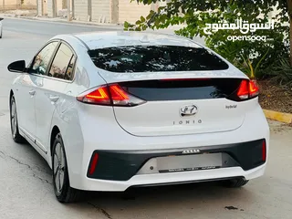  8 هيونداي أيونيك 2021 هيبرد فل أوبشن بدون فتحة – أصل شركة موديل السيارة مميزة من الاخر دهان شركة