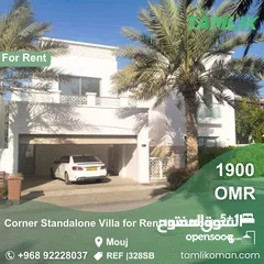  1 Corner Standalone Villa for Rent in Al Mouj  REF 328SB