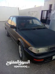  1 تويوتا كورولا موديل 1989  سعر لقطه
