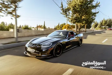  1 Corvette C6 2008 Ls3 Targa Top 500HP بحالة الوكالة