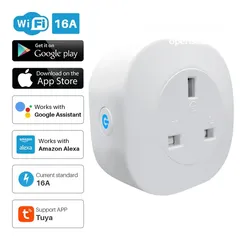  2 Smart Plug WiFi Outlet Plug 16A