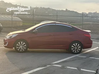  6 هونداي اكسنت /2014  فل فتحة سقف ديزل اتوماتيك 4 غيار كاملة الإضافات و المميزات