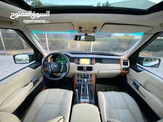  10 رنج روفر موديل 2006 محوّل 2012 Autobiography لون اسود مالك ثاني فل كامل بحال الوكالة للبيع .