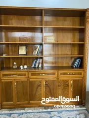 1 مكتبة خشب صاج