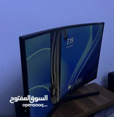  2 Samsung Odyssey g5 بيها ضربه بالشاشه تكدر تصلحها من الوكيل وتاخذها بلادي