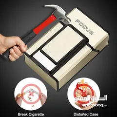  13 available cigarette box with built in lighter