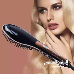  2 فرشاه الشعر الحراريه ENZO انزو حراره 980 درجه فرشاة شعر كهرباء اينزو مشط الشعر الحراري بديل سشوار