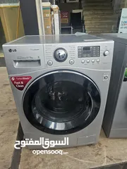  2 غسالة ال جي بحماصة دايركت درايف 9 كيلو