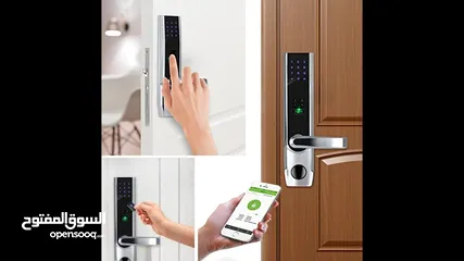  7 قفل ذكي مناسب لجميع الأبواب Smart Lock نوع ZKTeco TL400B