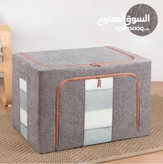  4 شنط تخزين صناديق ترتيب الملابس عدد 3 حجم كبير صناديق تخزين ملابس - Clothes Organiser صندوق تخزين قما