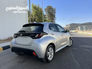  7 تويوتا يارس 2021 الشكل الجديد هايبرد (ليثيوم )