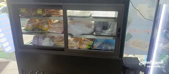  11 ثلاجة عرض رفين ... صناعة الشركة الفلسطينية - احمد رجب ...