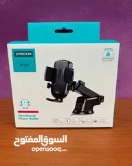  1 حامل هاتف السيارة ماركة  JOYROOM & WIWU الأكثر مبيعا و الاحترافي؛ تقنية الشفط لتثبيت الحامل...