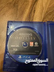  1 سيدي assassins Creed odyssey مستخدم شغال مية بالمية عليه بعض الخدوشات بس شغال