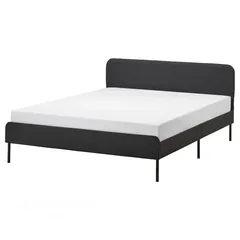  5 IKEA BED with mattress/سرير ايكيا مع مرتبة