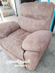  1 كرسي ريكلاينر أمريكي جامبو استعمال خفيف
