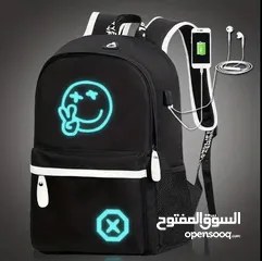  5 Luminous Backpack, Men's Fashion Trendy Backpack.