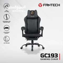  1 FANTECH GC193 GAMING CHAIR BLACK كرسي فانتيك طبي بشكل مميز وجودة مضمونة