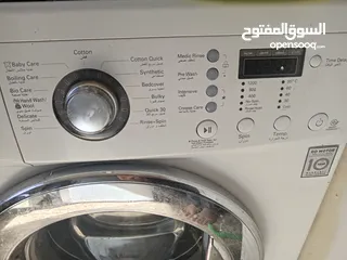  2 غسالة LG. 8K بحالة الجديد البيع للحاجة