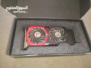  4 موجود كرت1050ti msi X gaming 4g