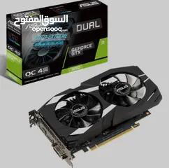  1 كرت شاشة Asus gtx 1650 4gb