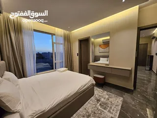  6 شقق سكنية فاخرة  مفروشة بالكامل بإرقى الاثاث شاملة للماء والكهرباء . انترنت مجاني