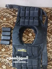  1 weight vestسترة اثقال لأصحاب الياقة البدنية والفنون القتالية تساعد كثيراً في تقوية التنفس والعضلات