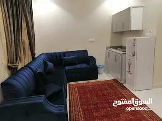  5 للايجار الشهري شقة غرفة و صالة مفروشة بحي الخليج الرياض