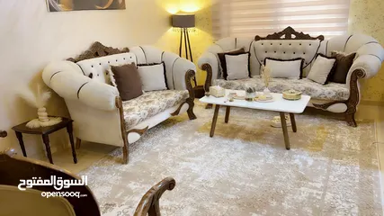  4 طقم كنب زان حفر دمياطي
