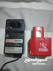  3 شاحن دريل مع بطارية 12 فولت نظاف للبيع بسعر معقول