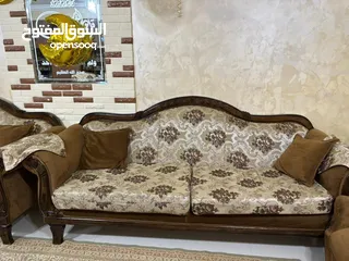  2 كنب مستعمل بحالة ممتازة للبيع