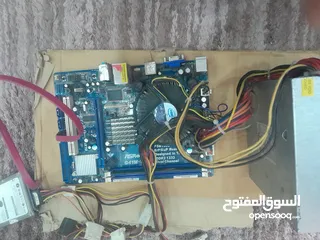  6 جهاز كمبيوتر منصة LGA 775  معالجات انتل 2th 3th جهاز شبه كامل