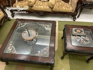  6 طقم كنب بحالة ممتازة مع توابعه للبيع