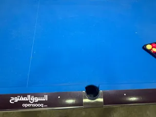  7 طاوله بلياردو بروزنيك اصليه امريكيه   8 قدم  رخام اسود بحاله الوكاله