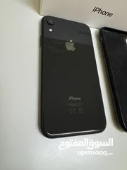  5 iPhone XR 128GB Black + EarPods + New USB Lightning Cable+ Aiino Case  ايفون اكس ار 128 جيجابايت
