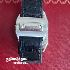  3 Carter Men's Santos 100 XL Diamond watch