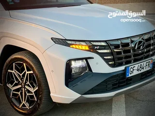  6 هونداي توسان N-Line Plug In  /2022  فل الفل فتحة سقف بانوراما  فل مسكر
