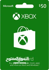  1 بطاقات Xbox gift card
