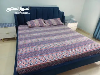  2 King Size Bed 200×180 with 2 night stands  without mattress