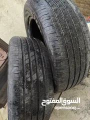  1 كاوشوك بحاله ممتازه Goodyear 235/55/19