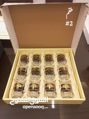  2 طقوم صحون وطقوم فناجين جدد