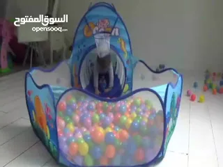  10 خيمة_أطفال مع سلة_ألعاب متعة كبيرة لطفلك في كل وقت مساحة خاصة فيه حتى يلعب  والأهم يروق راسك