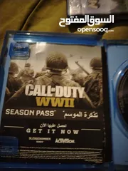  8 سيديات ps4 and ps5 للبيع سيدي red dead redemptiion 2 /blacl ops 6 world war war2
