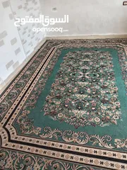  6 سجاد اخضر فستقي  للبيع  المستعجل بسعر مغري جدا وسجاد وموكيت جديد وحاله البيع مستعجله وسعر فقط 40 دين