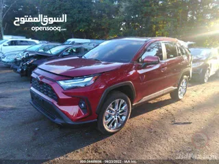  7 Toyota Rav4 Xle Premium 2022 Burgundy