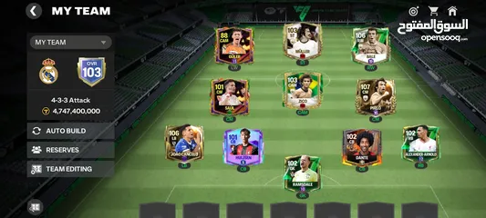  1 Fc mobile . 103 ovr account