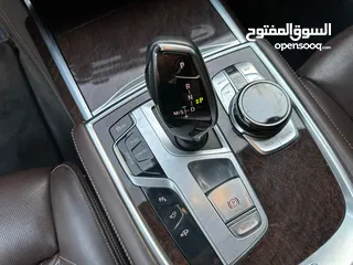  19 بي ام دبليو 750LI ابيض 2016 خليجي BMW 750LI White GCC 2016