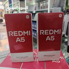  3 جهاز جديد بالكرتونة Radmi A5 رام 6 جيجا 64 و 128 مكفول سنة متوفر توصيل