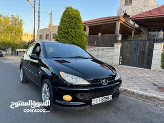  16 بيجو 206 محوله 2006cc  جير عادي  سعر مغري